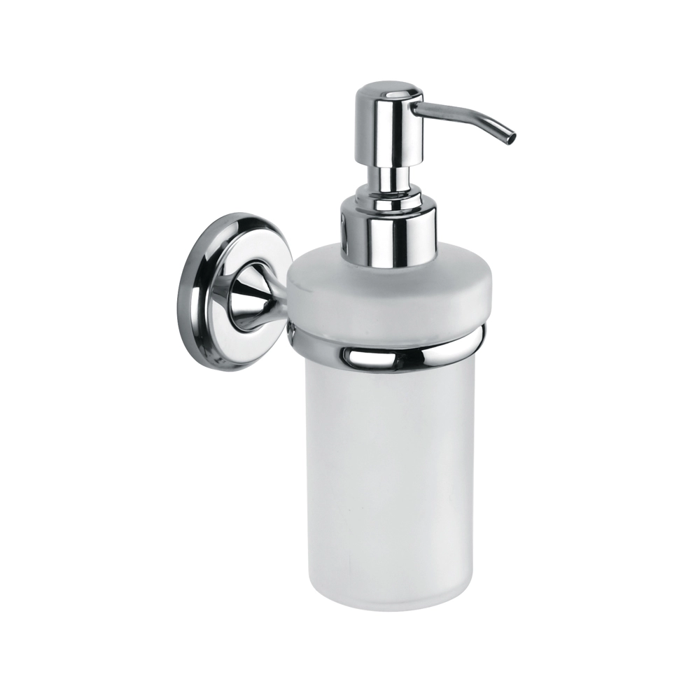 Chrome stainless steel wall mounted shower shampoo gel dispensers