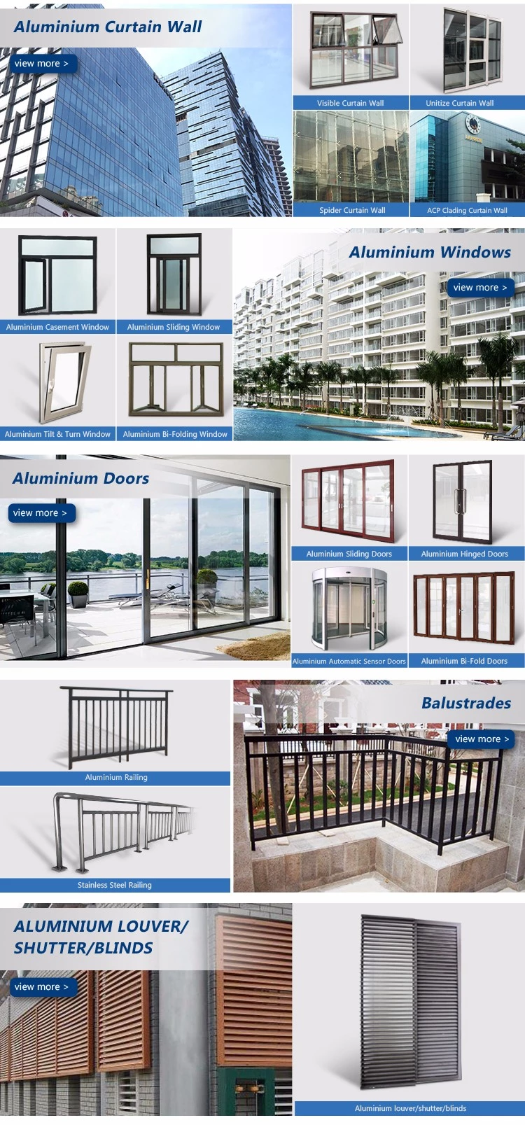 Champagne color aluminum sliding window for all kinds of building casement windows