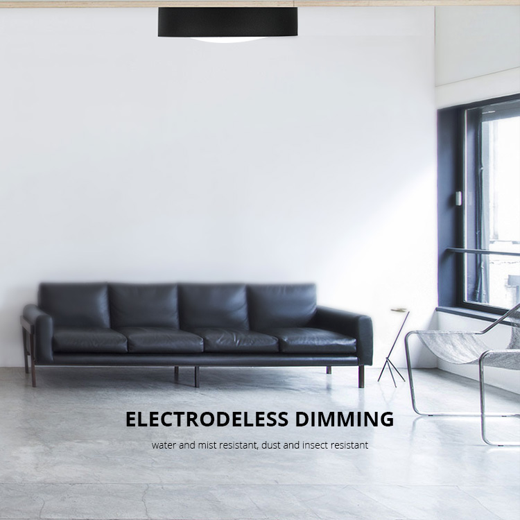 Savia ceiling lamp 220-240V 24/30/40W SMD mounted ceiling light led in round shape for home and office wholesales in black