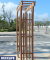 Customized woodgain pergola decorative garden arbors 