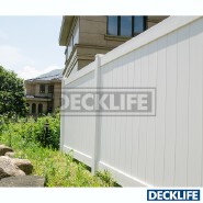 Hot Sale White Color PVC Fence Panel DP6x6-6078 Privacy Fence