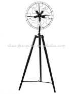 Industrial decorative fan floor light  F162