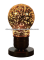 Vintage Style Solid Wood loft Retro Glass shade Table Lamp 
