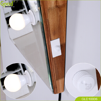 Home design decorative wall mounted LED dressing mirrors with lights 