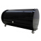 Decorative round shape black powder coating metal French Bread Box 