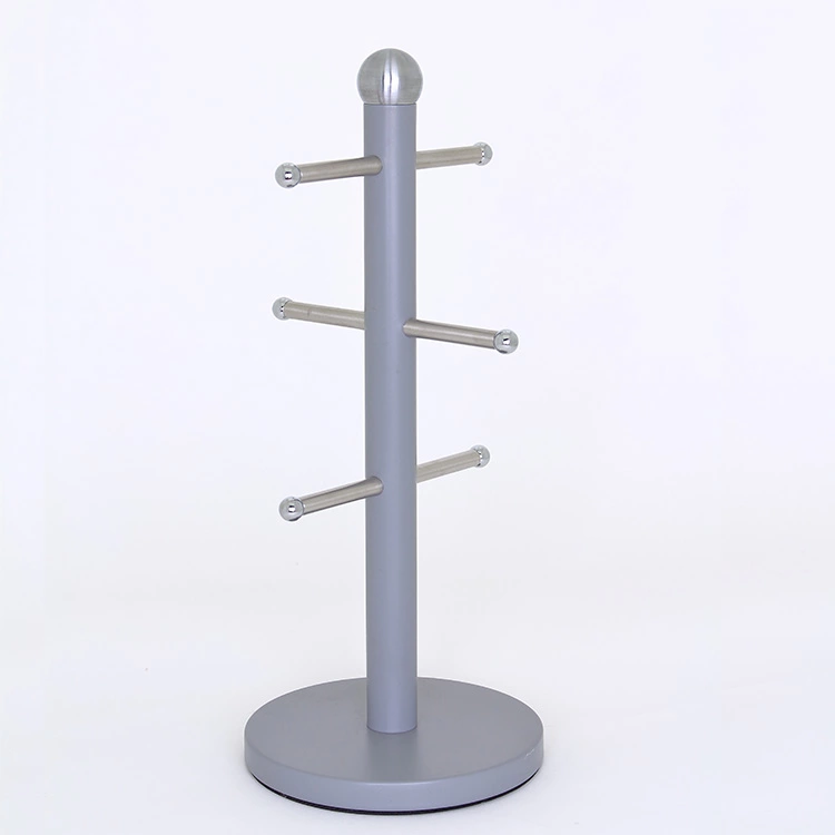 Home Basic Mug Tree, stainless steel mug tree, coffee cup holder