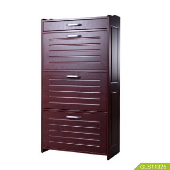 Wooden shoe cabinet with 3 drawer living room furniture simple hot selling storage cabinet from old 