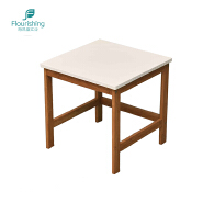 Custom Color Furniture Bamboo Wooden Legs White Small Coffee Table 