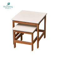 Custom Color Living Room Furniture Square MDF Coffee Table 
