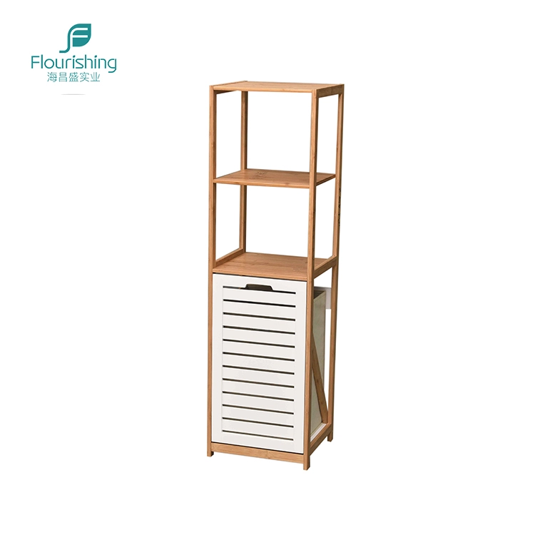 Classical Mdf Bamboo Cabinets Floor Standing Bathroom Corner Cabinet
