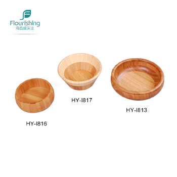 Organizer custom bamboo wooden mini small food bowl for wholesale 