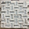 Stone brick Wall Tile Decoration Mosaic Panel white