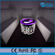 2015 new products custom design table for bars,hotels/clubs led liquid color table 