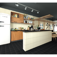 Shop Reception Design 7.5x30cm Beige Color Glazed Ceramic Wall Tiles 