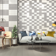 Gray Color 4.7x7 inch 120x180mm Decorative Bathroom Wall Tile 