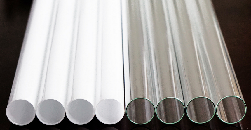 High quality clear Quartz glass tube transparent quartz glass tube for glass lamp