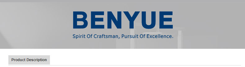 BENYUE New Modern Design Black 304 Stainless Steel Shower Panel