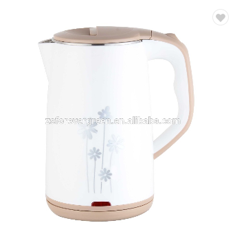 Food grade SS stainless steel double walls electric kettle with surprise price 