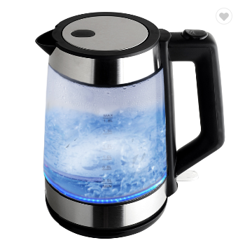 Popular Color changing electric glass kettle for wholesales 