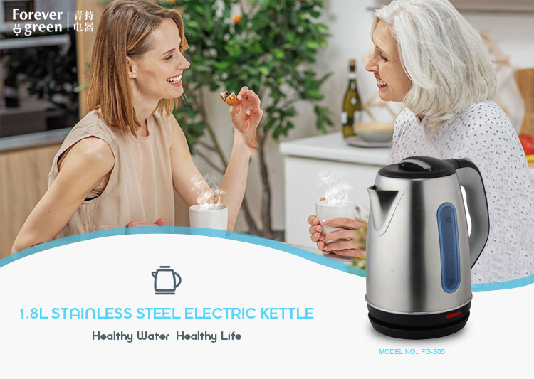 New Electric Kettle Stainless Steel Kettle For Tea