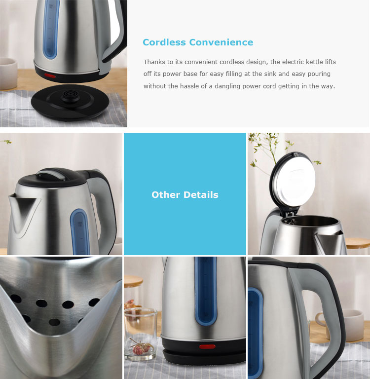 New Electric Kettle Stainless Steel Kettle For Tea