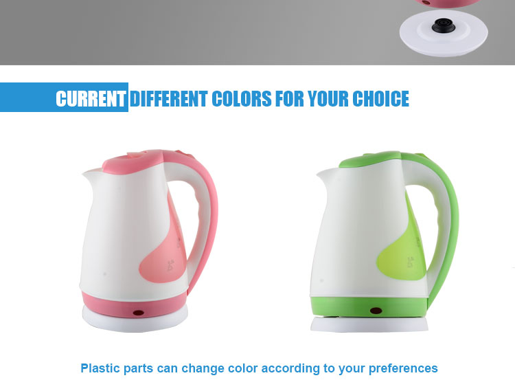 Domestic appliances 1.8L large capacity Plastic electric kettle