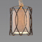 American Vintage Cylinder Cage Pendant Lamp with Fabric Shade Holder for House Hotel OEM ODM 