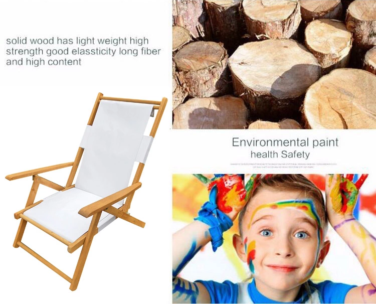 Welcome to DAYTONA BEACH FLORIDA full color printing fabric wood beach deck chair