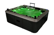 Jaccuzi Colorful LED Light Acrylic Hot Tub With Jaccuzzi SPA Tube On Sale 