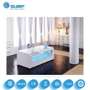 China bathtub corner bathtub with glass acrylic massage whirlpool freestanding bathtub 