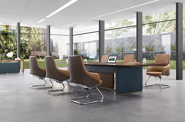 Luxury lounge chair PU leather conference room office chair