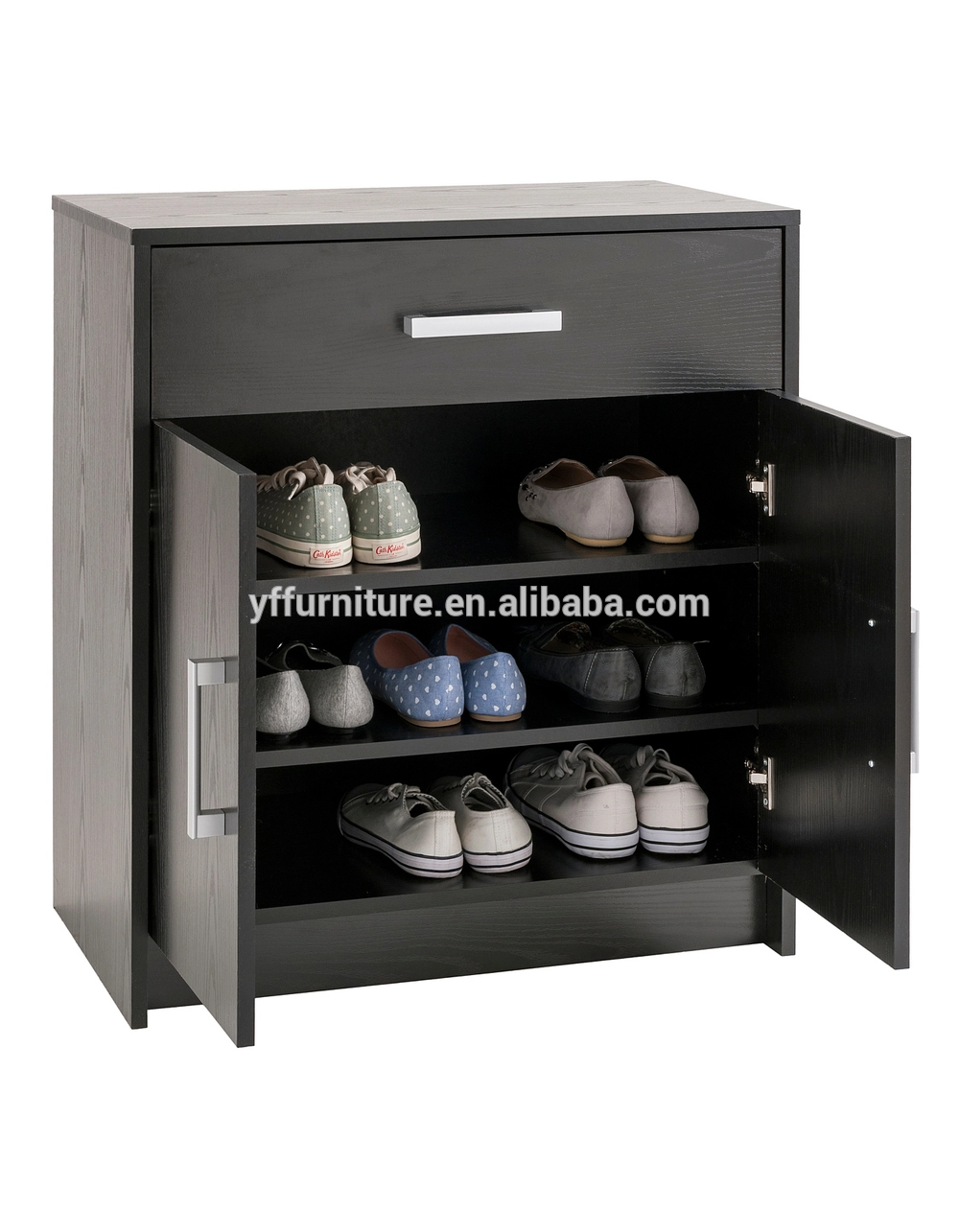 Amazon popular amazing  modern white modern wooden shoe rack cabinet