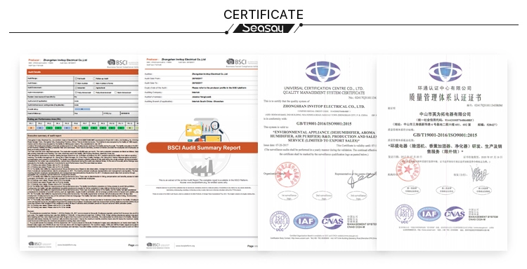 Electric Continuous 2 in 1 Air Drying HEPA Filter Purifier Portable Dehumidifier