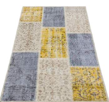 APEX PATCHWORK UNIQUE YELLOW 31374 80 X 150 CM