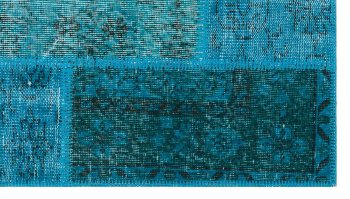 APEX PATCHWORK UNIQUE TURQUOISE 31337 80 X 150 CM