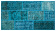 APEX PATCHWORK UNIQUE TURQUOISE 31337 80 X 150 CM