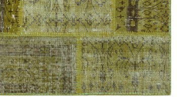 APEX PATCHWORK UNIQUE GREEN 31349 80 X 150 CM