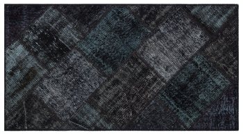APEX PATCHWORK UNIQUE BLACK 31367 80 X 150 CM