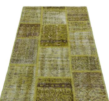 APEX PATCHWORK UNIQUE GREEN 31349 80 X 150 CM