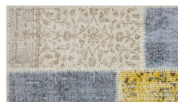 APEX PATCHWORK UNIQUE YELLOW 31374 80 X 150 CM