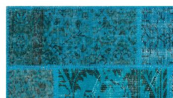 APEX PATCHWORK UNIQUE TURQUOISE 31337 80 X 150 CM