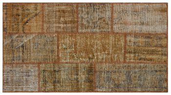 APEX PATCHWORK UNIQUE COFFEE 31348 80 X 150 CM