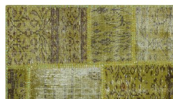 APEX PATCHWORK UNIQUE GREEN 31349 80 X 150 CM