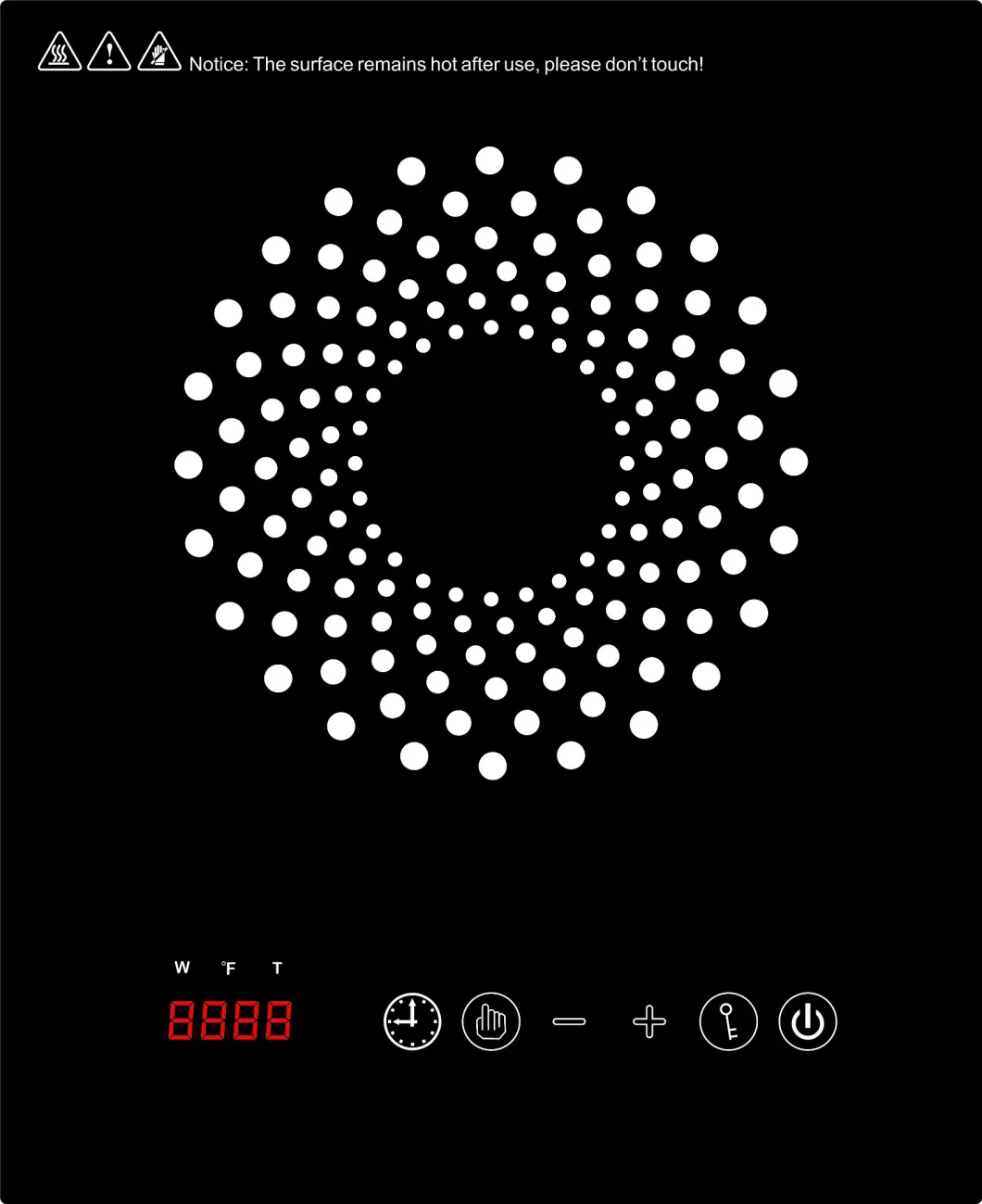 ETL cETL Approved 1800W Induction Cooktop for USA and Canada Market Model SM-A56