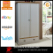 wall furniture simple double color wooden wardrobe design furniture bedroom