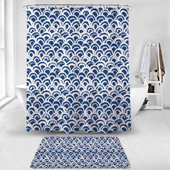 New Design Bathroom Mat Set Memory Foam with Matching Shower Curtain 