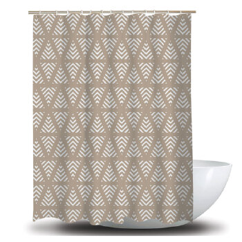 Wholesale Custom Personalized Home Good Polyester Shower Curtain