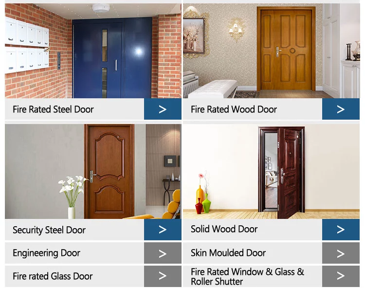 2 hour industrial commercial custom steel security fireproof double doors(FS-TA003)