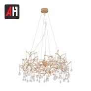 Home indoor lighting latest product modern hanging copper pendant lamp