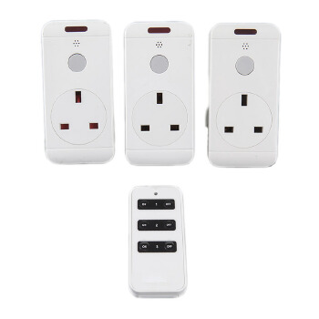 RE-01C England British UK Type Plug RF Wireless Remote Control Socket for Household Appliances (1 re